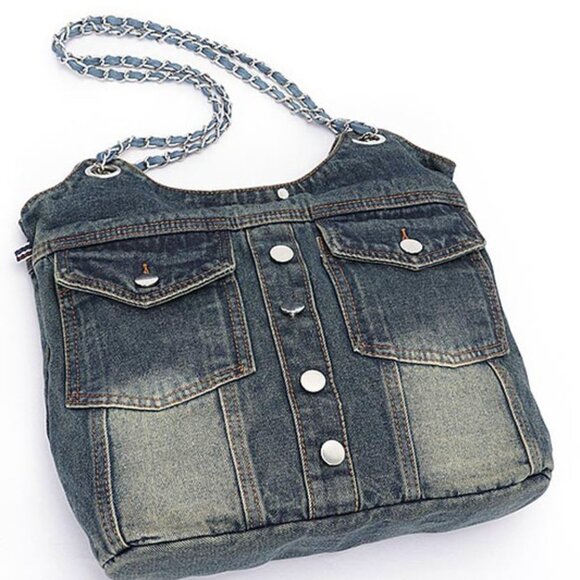 Vintage Denim Iconic Tote Bag - Picture 5 of 6